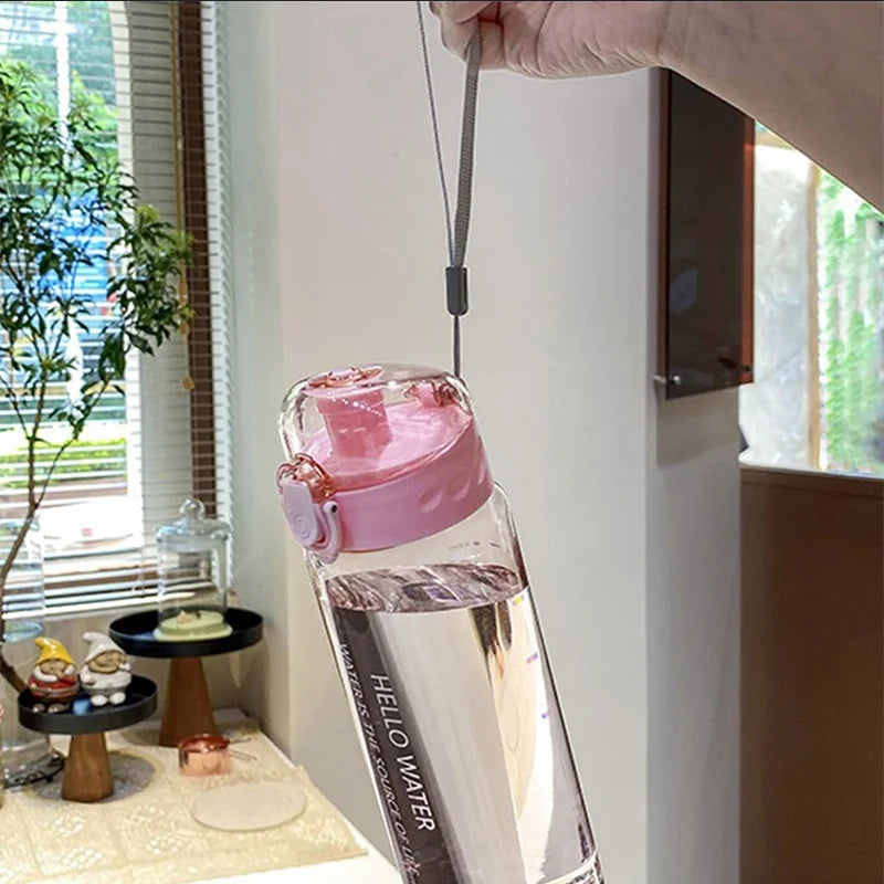 1pc Spring Summer 780ml Large Capacity Portable Water Bottle For Drinking Tea Mug Outdoor Sport Camping Supplies