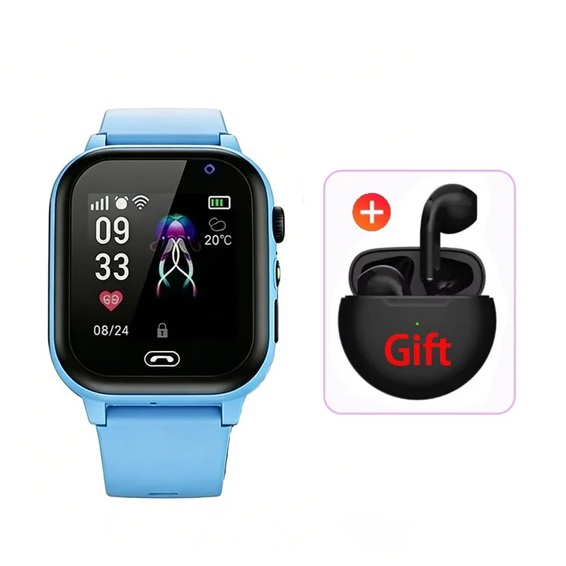 2026 Lenovo Kids Smart Watch SOS GPS Location Tracke Sim Card Call Child SmartWatch Camera Waterproof Watch Gift For Ios Android