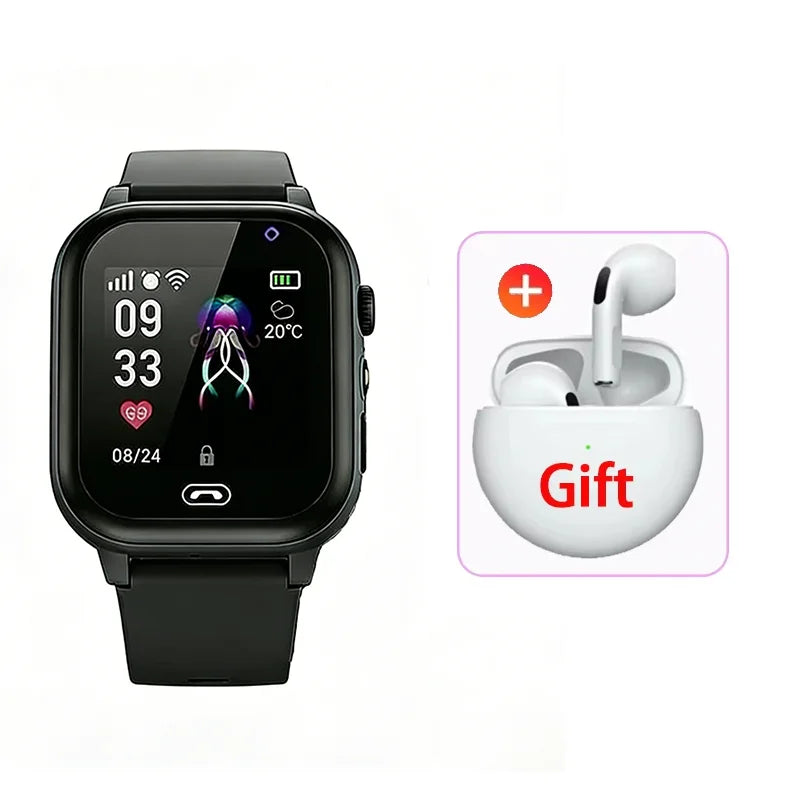 2026 Lenovo Kids Smart Watch SOS GPS Location Tracke Sim Card Call Child SmartWatch Camera Waterproof Watch Gift For Ios Android